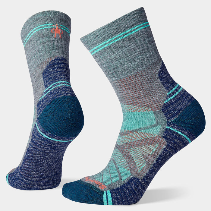 Smartwool Women's Hike Mid Crew Socks in Medium Gray