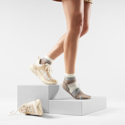 Smartwool Women's Hike Margarita Ankle Socks in Natural, alternate view
