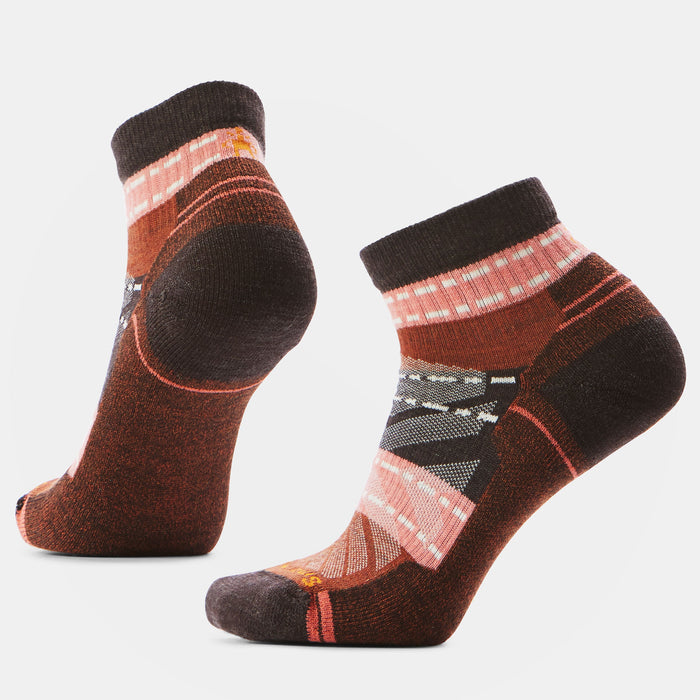 Smartwool Women's Hike Margarita Ankle Socks in Chestnut