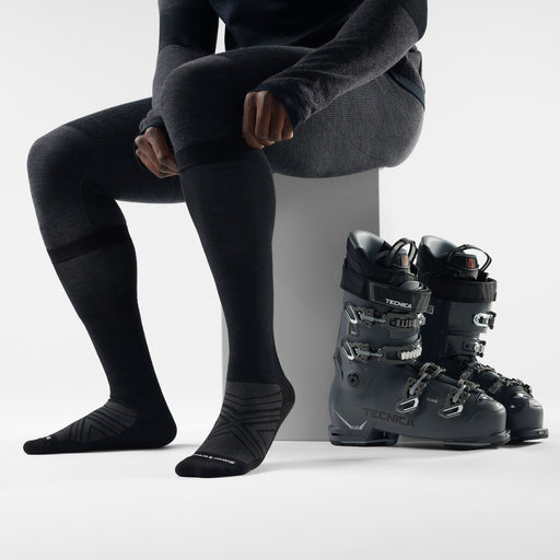 Smartwool Ski Over The Calf Socks in Black, alternate view