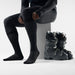 Smartwool Ski Over The Calf Socks in Black, alternate view