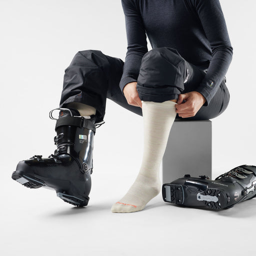 Smartwool Women's Ski Extra Stretch Over The Calf Socks in Moonbeam, alternate view