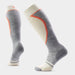 Smartwool Women's Ski Extra Stretch Over The Calf Socks in Light Gray