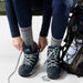 Smartwool Women's Hike Mid Crew Socks in Light Gray, alternate view