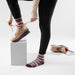 Smartwool Women's Hike Dragon Stitch Mid Crew Socks in Ash, alternate view