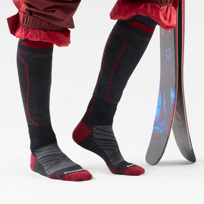 Smartwool Intraknit Ski Over the Calf Socks in Black, alternate view