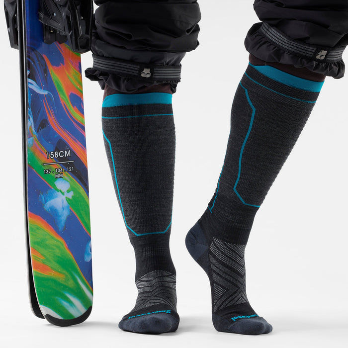 Smartwool Intraknit Women's Ski Over the Calf Socks in Black, alternate view