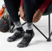 Smartwool Hike Valley View Crew Socks in Black, alternate view