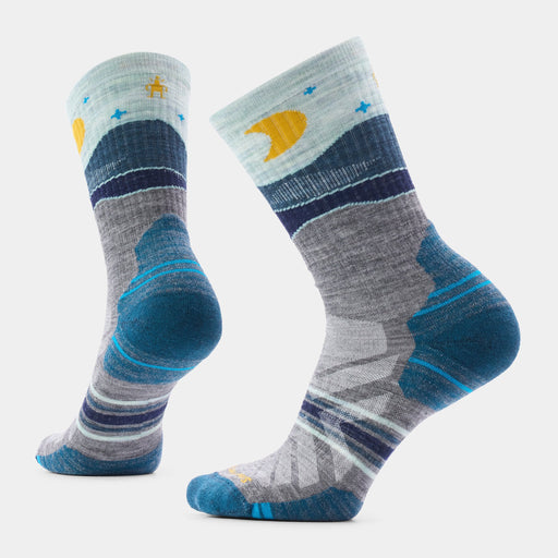 Smartwool Women's Hike Lunar Trek Crew Socks in Medium Gray