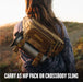 Grayl Transport Hip Pack worn as a hip pack or crossbody sling