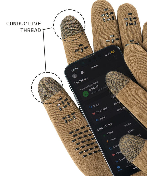 Cross Point Waterproof Knit Gloves: Pro Wool