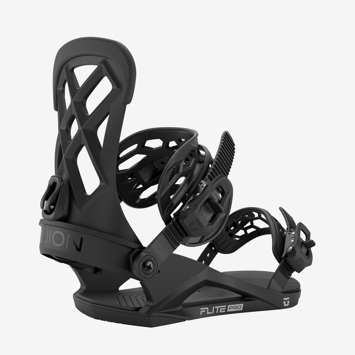 Union Flite Pro snowboard binding, Black