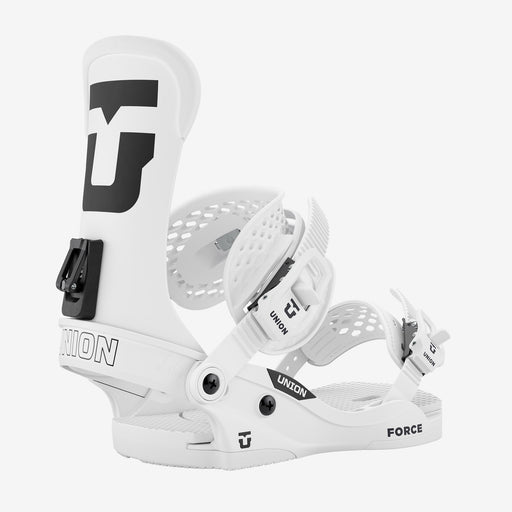 Union Force Classic snowboard binding in White