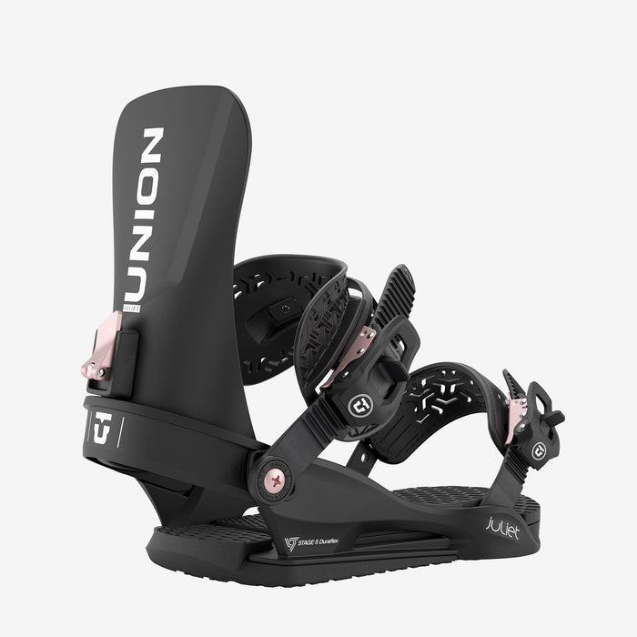 Union Juliet snowboard binding in Black