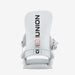 Union Juliet snowboard binding in Light Grey, rear view