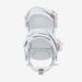 Union Juliet snowboard binding in Light Grey, top view