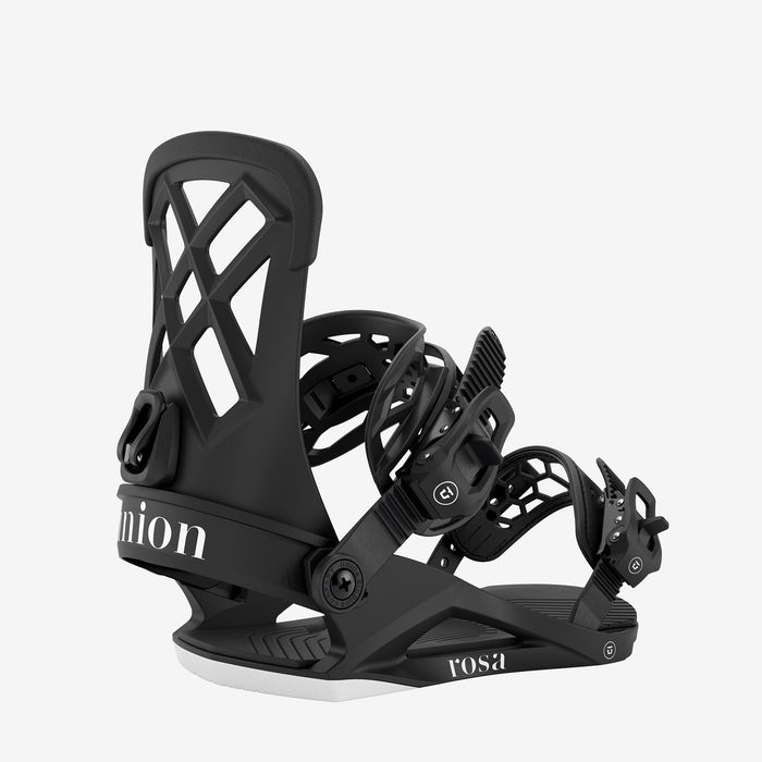 Union Rosa snowboard binding in Black
