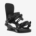 Union STR snowboard binding in Black, front view