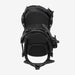 Union STR snowboard binding in Black, top view