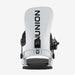 Union STR snowboard binding in Grey, rear view