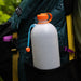 ThruBottle in a backpack side pocket