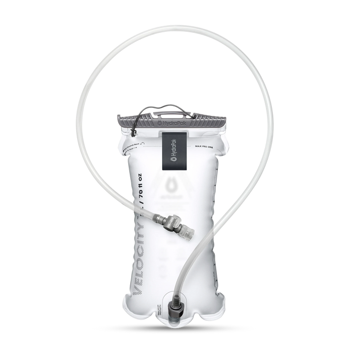 Hydrapak Velocity 2L reservoir, Clear, front