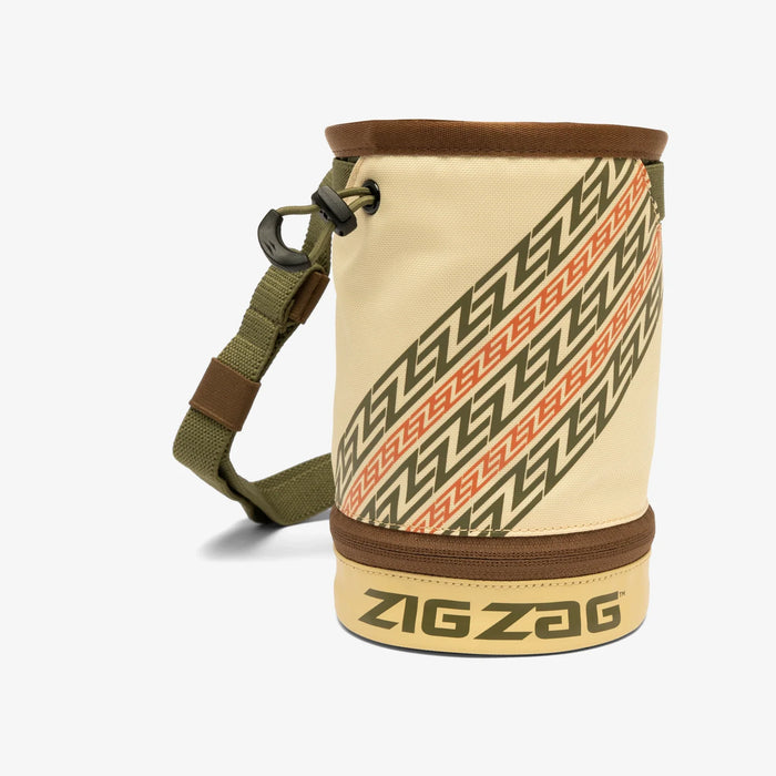 Zigzag Vessel Chalk Bag, Earth, front