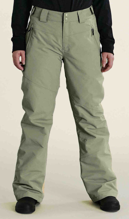 Liquid Moxie Insulated Pant women's snow pant in Pebble