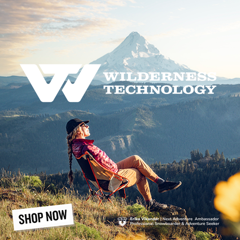 Wilderness Technology Web Banner Featuring Next Adventure Ambassador—Erika Vikander