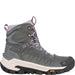 Oboz Women's Bangtail Mid Insulated Waterproof in Slate, outside view