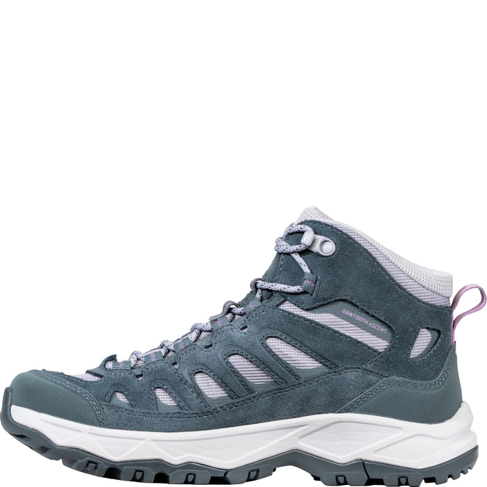 Oboz Women's Sawtooth Ascent Mid Waterproof in Monsoon, inside view