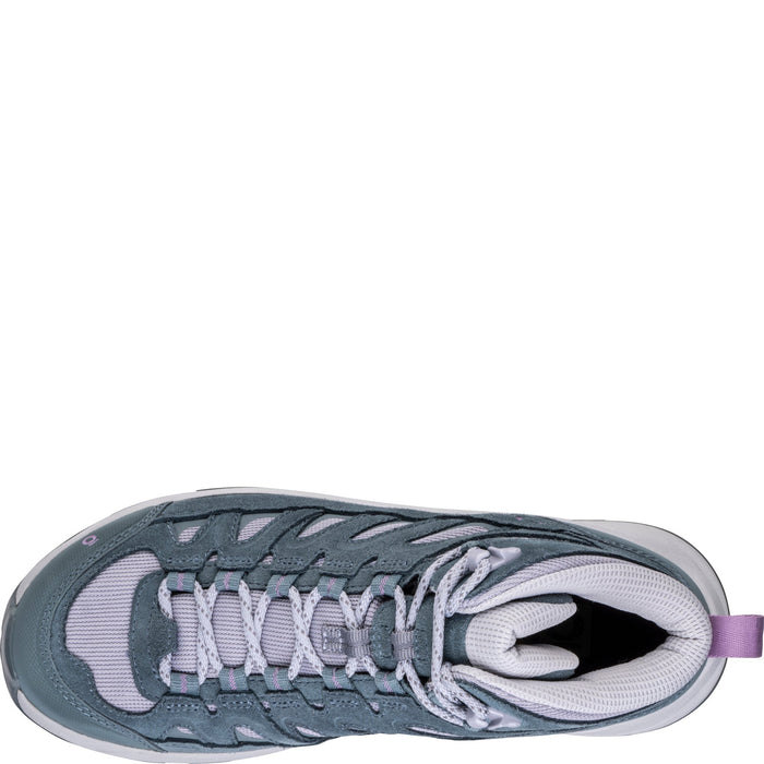 Oboz Women's Sawtooth Ascent Mid Waterproof in Monsoon, top view