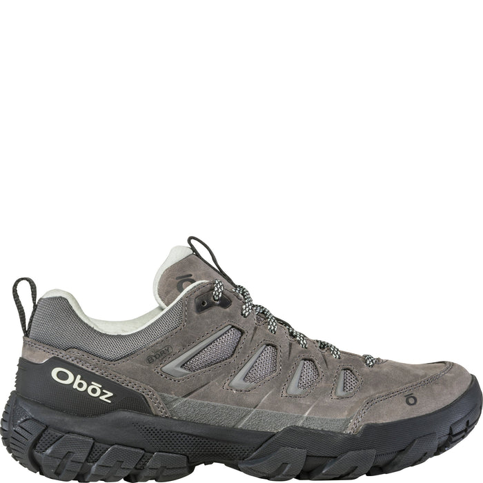 Oboz Women's Sawtooth X Low Waterproof in Hazy Gray, outside view