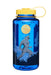 Nalgene 32oz Wide Mouth bottle with Werewolf graphic, cornflower