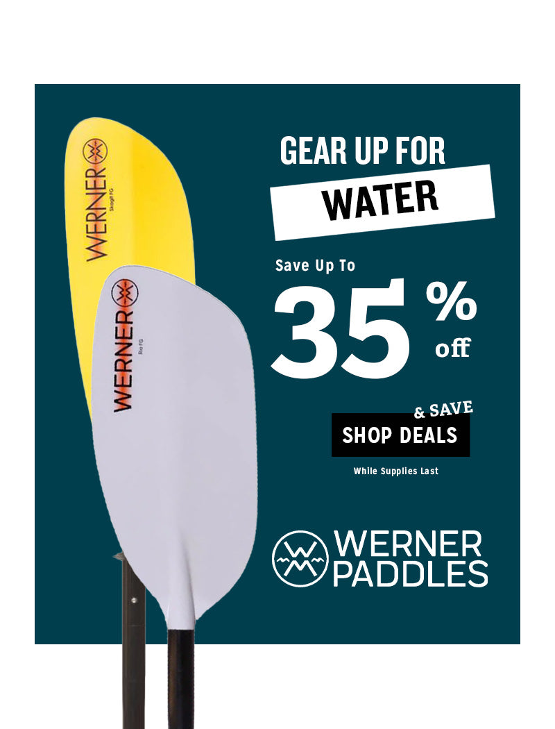 Up to 35% off select Werner Paddles 