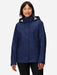 Marmot Women's PreCip Eco Rain Jacket in Arctic Navy, alternate view