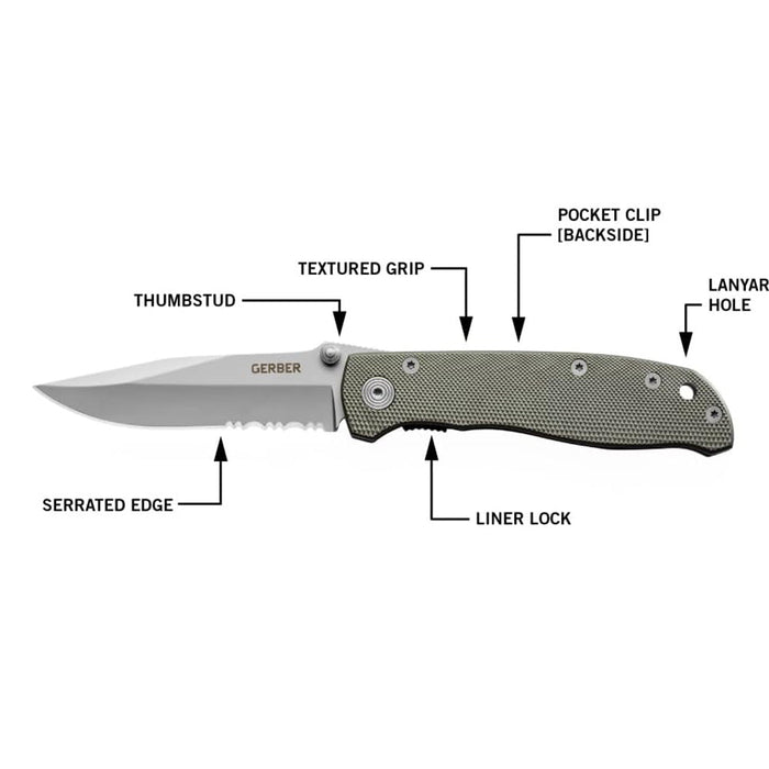 Gerber AIR RANGER SERRATED KNIFE - Next Adventure