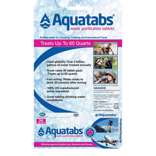 Platypus AQUATABS - 30 TABLETS - Next Adventure