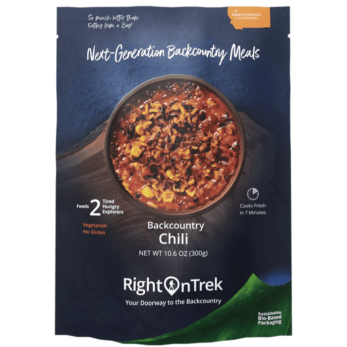 RightOnTrek BACKCOUNTRY CHILI - 2 SERVINGS - Next Adventure