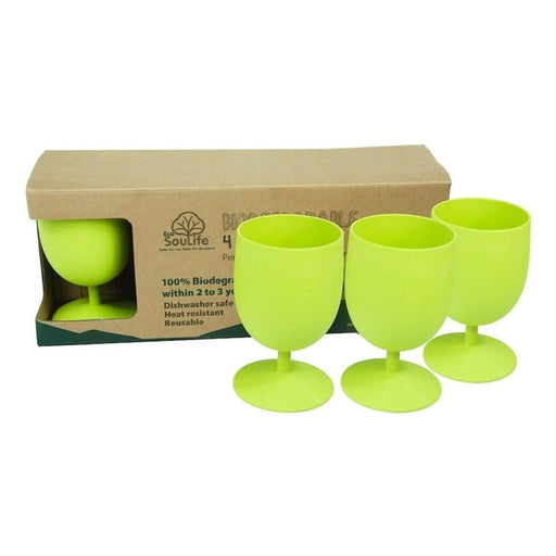 ECOSOULLIFE Bamboo Goblet Set of 4 - Next Adventure