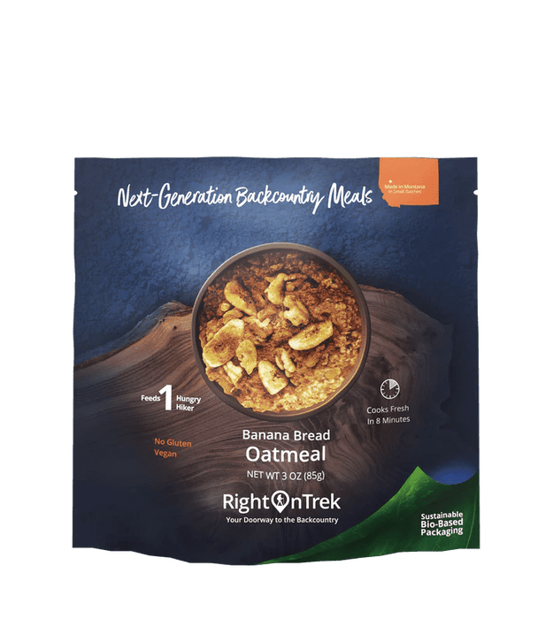 RightOnTrek BANANA BREAD OATMEAL - 1 SERVING - Next Adventure