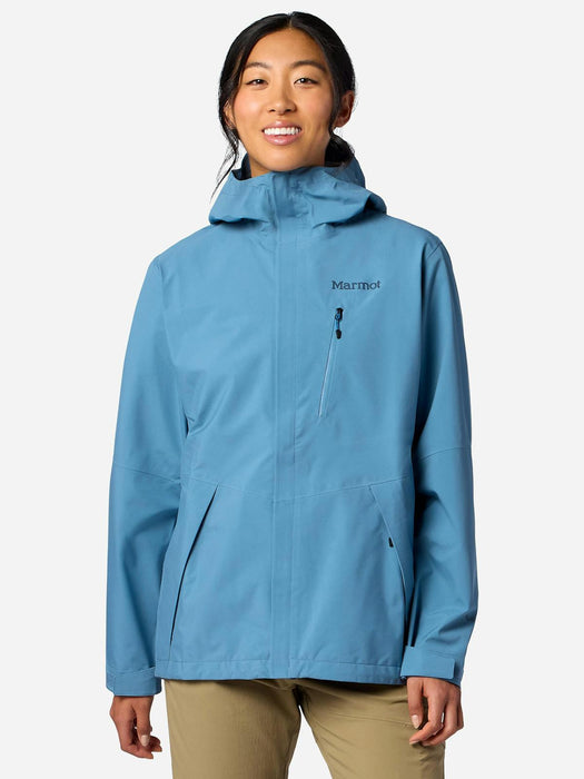Marmot Women's PreCip Evo Pro Rain Jacket in Summer Storm