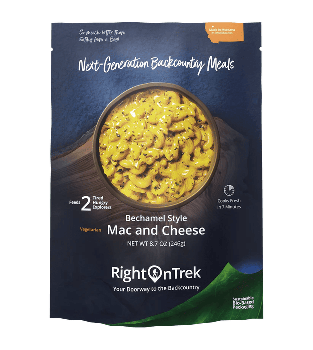 RightOnTrek BECHAMEL MAC & CHEESE - 1 SERVING - Next Adventure