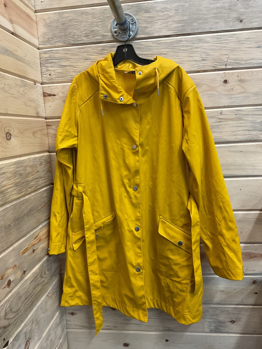Long rain jacket
