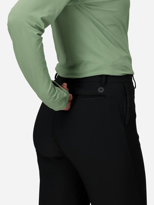 Marmot Women's Scree UPF 50 Pant in Black, back view