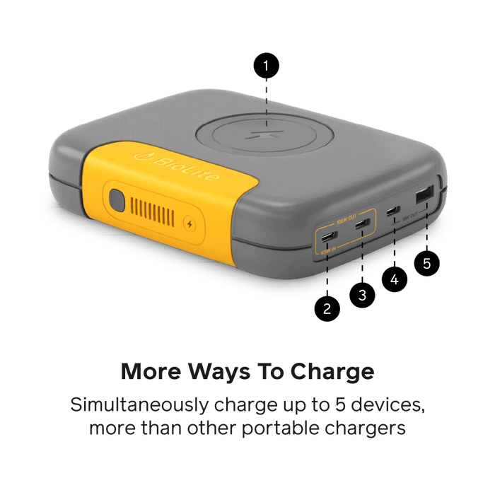 Biolite CHARGE 100 MAX PORTABLE POWER BANK - Next Adventure