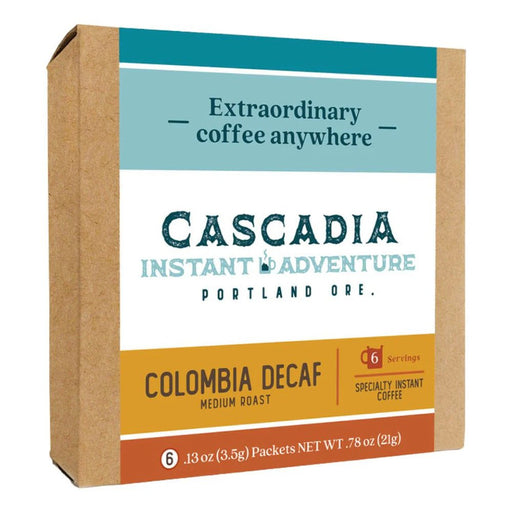 CASCADIA COFFEE COLUMBIA DECAF INSTANT ADVENTURE COFFEE - Next Adventure