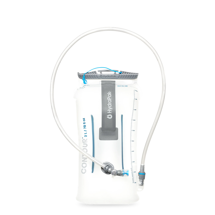 Hydrapak Contour 2L reservoir, Clear, front