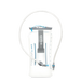 Hydrapak Contour 2L reservoir, Clear, front