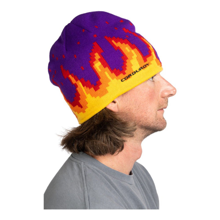 Corduroy DIGI FLAMES - BEANIES - Next Adventure